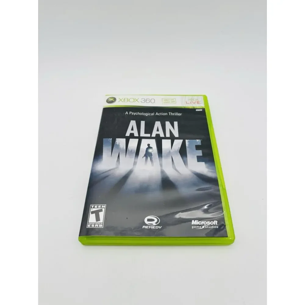 Alan Wake XBOX 360 Exclusive Microsoft Game Studios CIB Tested Works Complete VG